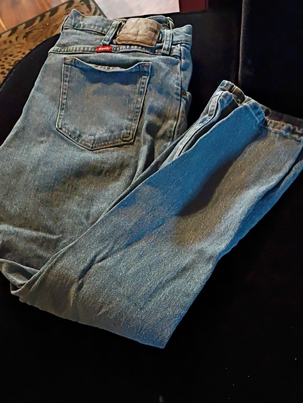 Wrangler Men's Light Blue Slim Straight Jeans